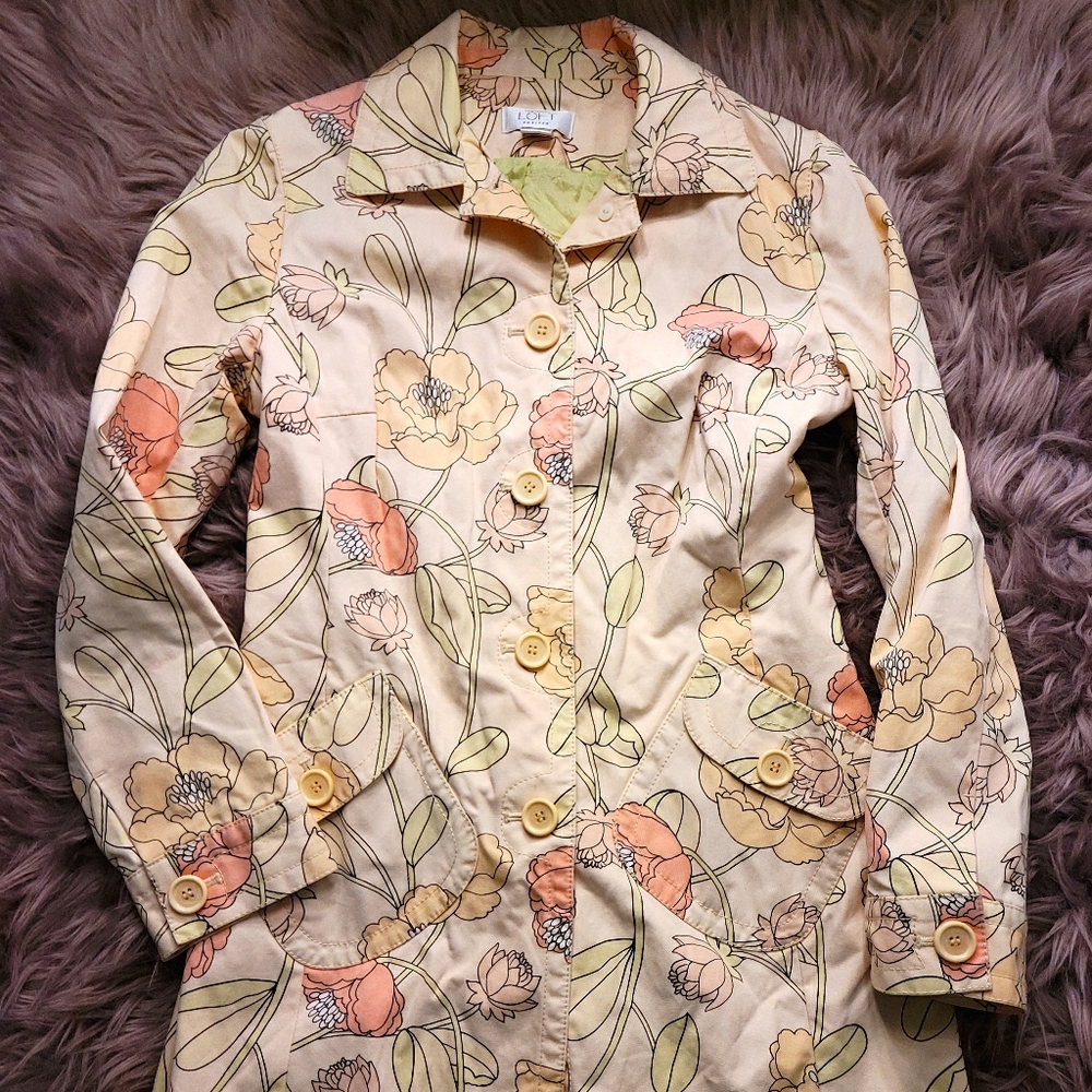 Ann Taylor Loft  PETITE trench coat